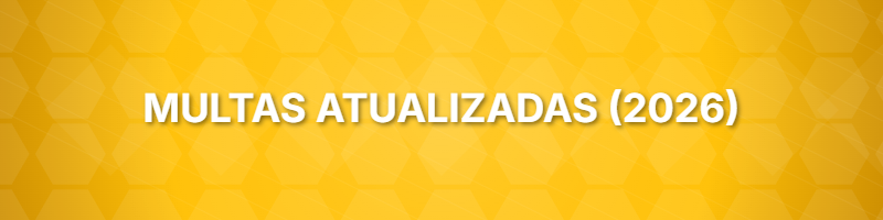 Multas atualizadas - Exercício 2026