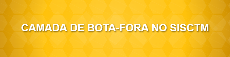 Camada de bota-fora disponível no SISCTM