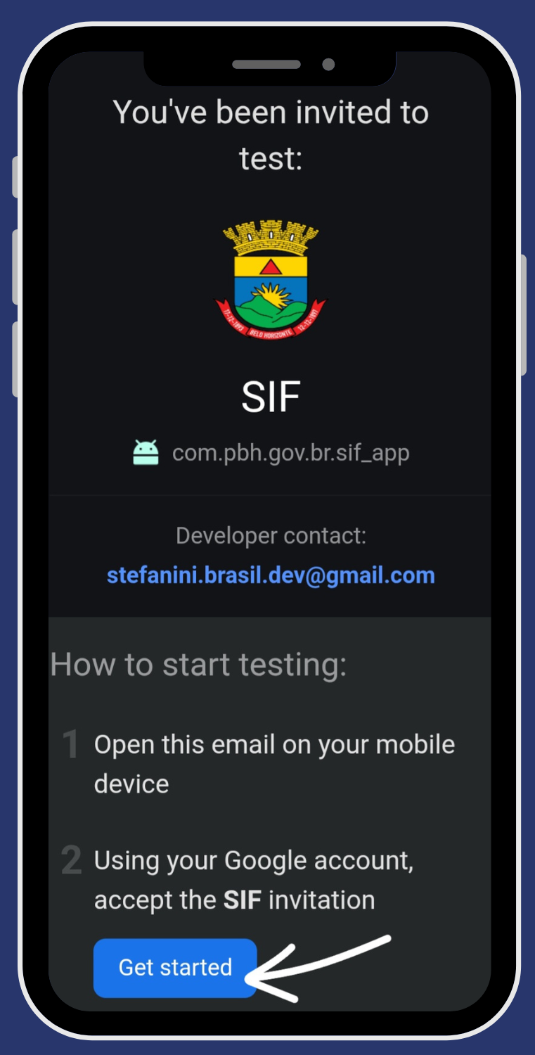 Como faço para instalar baixar o aplicativo SIF Mo