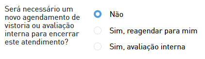 Quais so as opes de encerramento disponveis